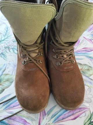 Botas Robusta Hombre Talla 43 Marrón/Oliva