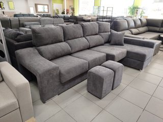 Chaise Longue 4 Plazas + Pufs + Cojines + ARCÓN