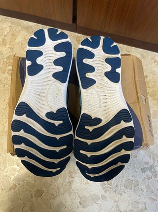 Scarpe running Asics blu/verde tg 44