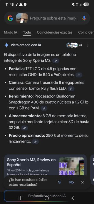 Sony Xperia Negro