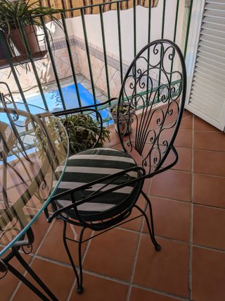 Conjunto Terraza Mesa y Sillas Forja