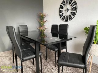 Comedor nuevo con mesa estendible y 6 sillas