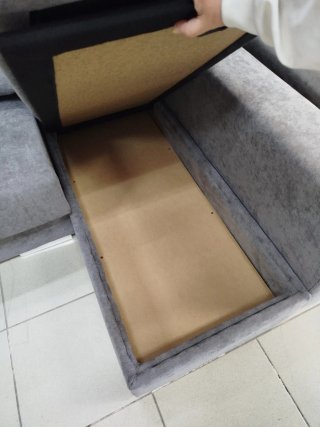 Sofá 4 plazas extraíble y cabeceros ajustables