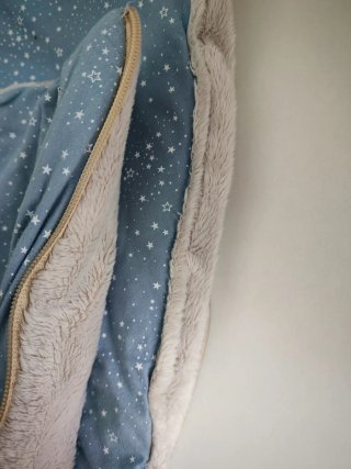 Saco capazo bebé Baby Shower estrellas