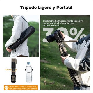 Trípode ligero aluminio 190cm NUEVO