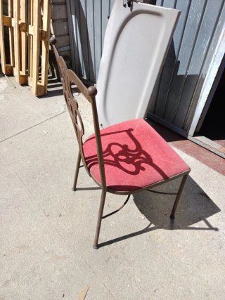 Silla forja texturizada