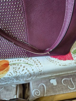 Borsa Michael Kors Viola con Borchie