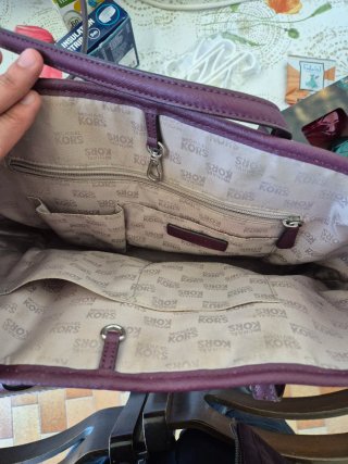 Borsa Michael Kors Viola con Borchie
