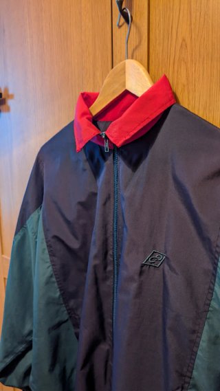 Cortavientos 90s/00s azul y verde