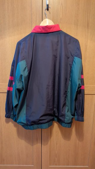 Cortavientos 90s/00s azul y verde