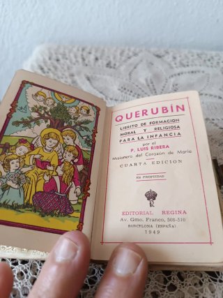Antiguo librito Querubín(formación moral...)1949.
