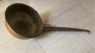 Olla / Cacerola / Sartén cobre antigua 40cm