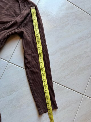 Zara Maglia Incrociata Marrone Taglia S