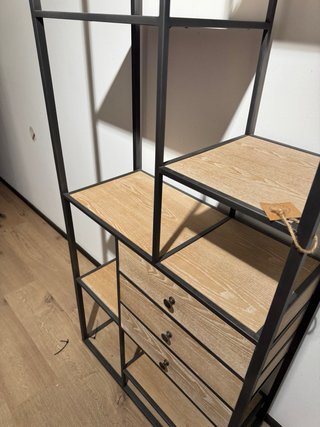 Estantería Metálica y Madera
