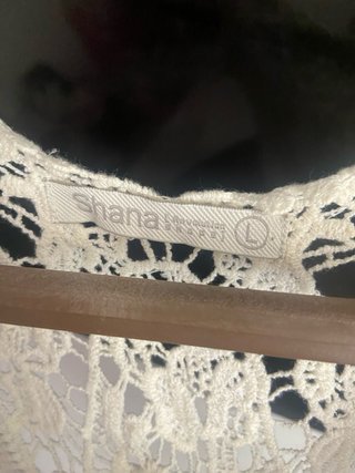 Camiseta Shana Encaje Blanco Talla L