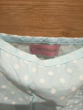 Vestido mini azul de los 90