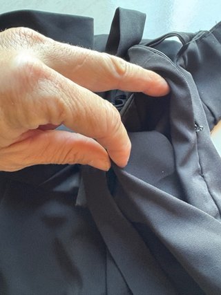 Short vita alta nero taglia S