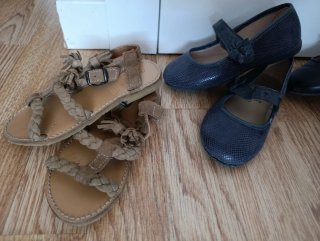 Lote 3 pares zapatos niña