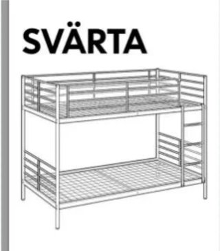 Litera Metálica Gris Ikea Svarta