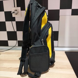 Mochila Herakles Negra y Amarilla