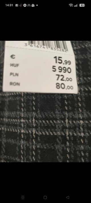 Pantalón mujer talla grande cuadros