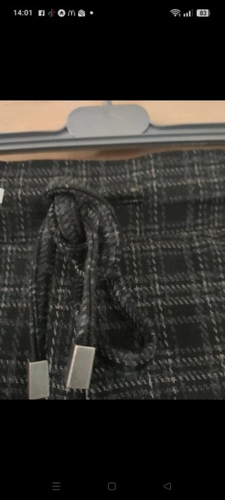 Pantalón mujer talla grande cuadros