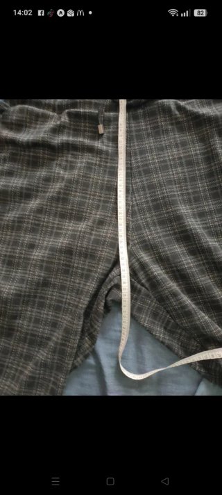 Pantalón mujer talla grande cuadros