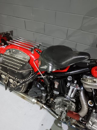 Harley-Davidson Fat Boy Roja