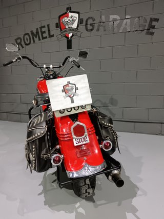Harley-Davidson Fat Boy Roja