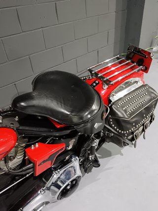 Harley-Davidson Fat Boy Roja