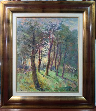 Cuadro de paisaje al óleo
