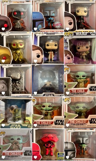 Lote 1 Funko Pop Star Wars 307 y 5 Especiales