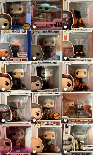 Lote 1 Funko Pop Star Wars 307 y 5 Especiales