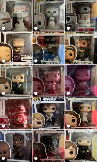 Lote 1 Funko Pop Star Wars 307 y 5 Especiales