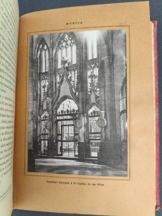 ESPAÑA MONUMENTOS Y ARTES MURCIA ALBACETE 1889