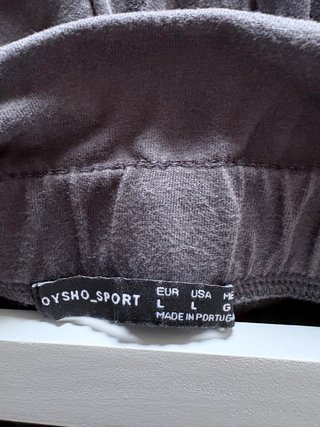 Pantalones Oysho Beige y gris