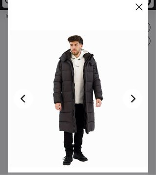 Abrigo Largo Superdry Ripstop Puffer Negro