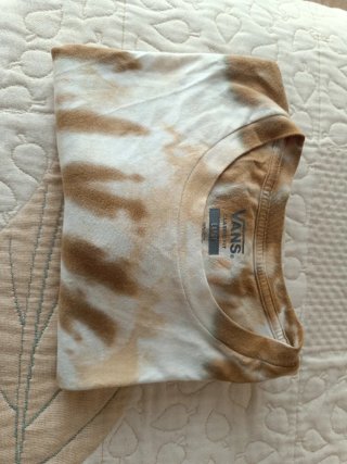 Camiseta Vans Tie-Dye Marrón y Blanca