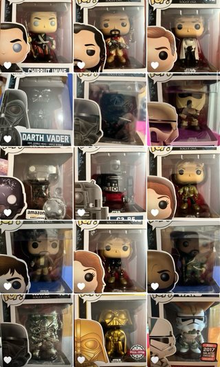 Lote 2 Funko Pop Star Wars 307 y 5 Especiales