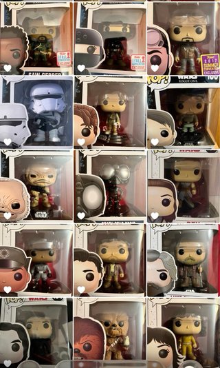 Lote 2 Funko Pop Star Wars 307 y 5 Especiales