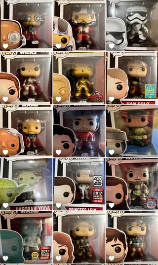 Lote 2 Funko Pop Star Wars 307 y 5 Especiales