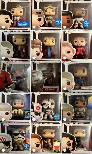 Lote 2 Funko Pop Star Wars 307 y 5 Especiales