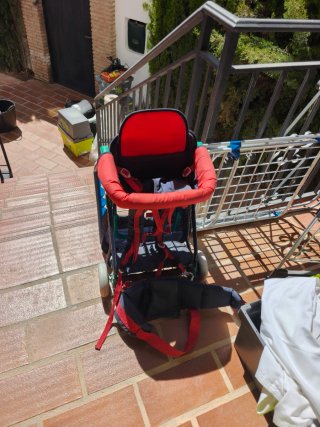 Carrito mochila bebé