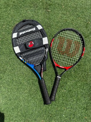 Set 4 Racchette Tennis Babolat Head e Wilson
