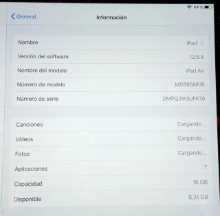 Apple iPad Air 16GB y protector de pantalla