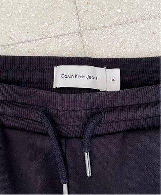 Pantaloni tuta Calvin Klein cotone nero