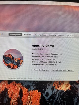 Ordenador Apple iMac