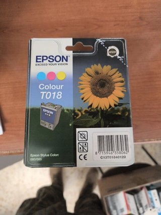 Cartucho Tinta Epson T018 Color