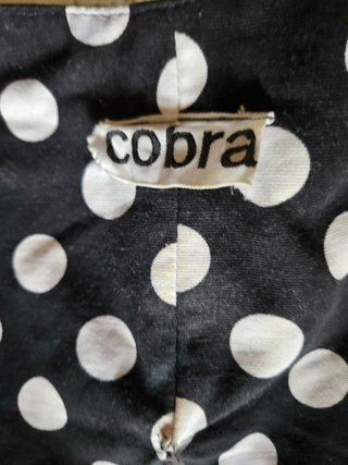 Abito Vintage Pois Bianchi - Silhouette Sinuosa