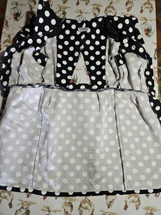 Abito Vintage Pois Bianchi - Silhouette Sinuosa